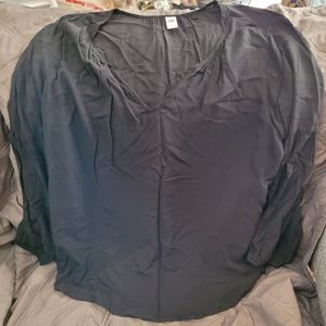 XL black Old Navy blouse